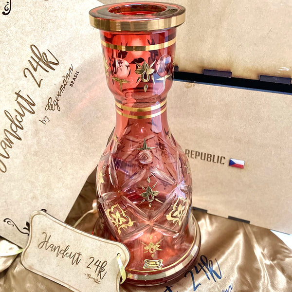 Egermann "Hand Cut" Bottle 24k