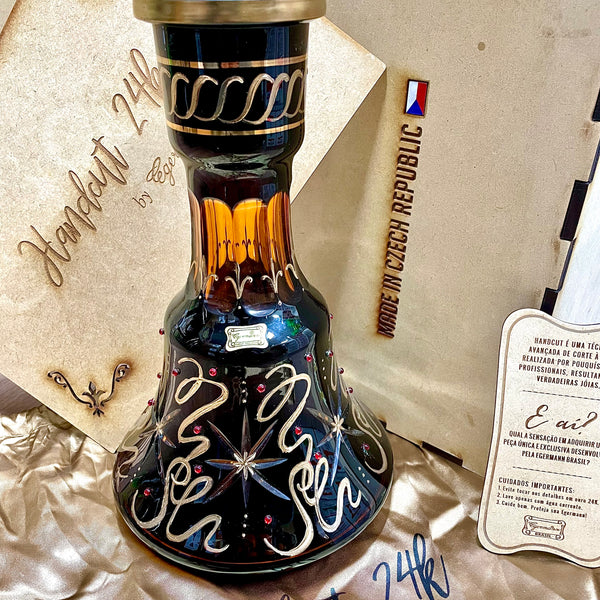 Egermann "Hand Cut" Bottle 24k