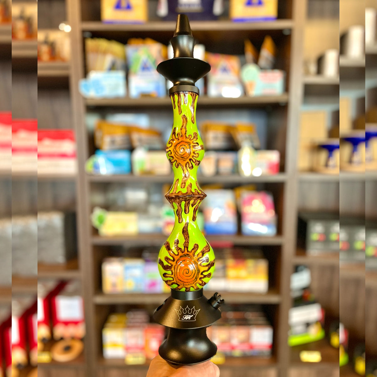 Regal Hookah Queen Green Art Bum – Tokyo Shisha