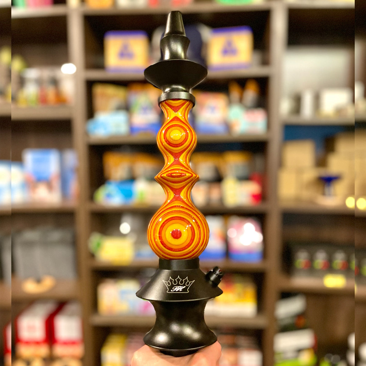 Regal Hookah Mini Queen Dyamond Wood Orange – Tokyo Shisha Regal Hookah Mini Queen Dyamond Wood Orange – Tokyo Shisha