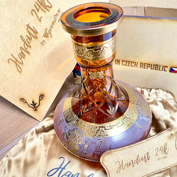 Egermann "Hand Cut" Bottle 24k