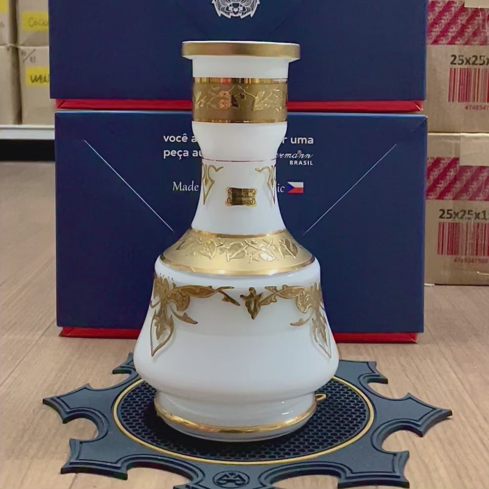 ね*す様 Egermann Bottle 24k shisha ベースボトル Tokyo Shisha - Egermann Bohemian Large Genie Base -