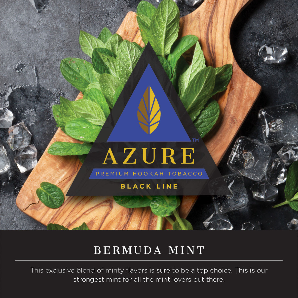 Tokyo Shisha - Bemuda Mint / Black Line (Azure/アズア)