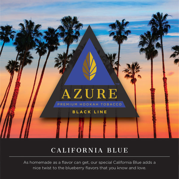 Azure Black Line California Blue -Tokyo Shisha