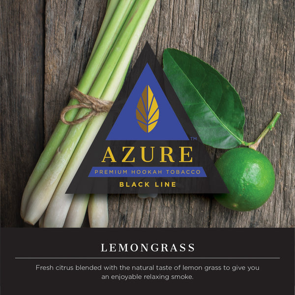 Azure Black Line Lemongrass -Tokyo Shisha