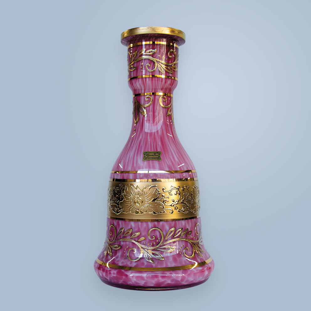 Egermann Bohemian Large Bell WINE RED OPAL - Tokyo Shisha