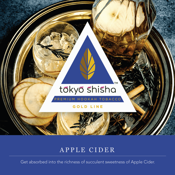 Tokyo Shisha Gold Line Apple Cider - Tokyo Shisha