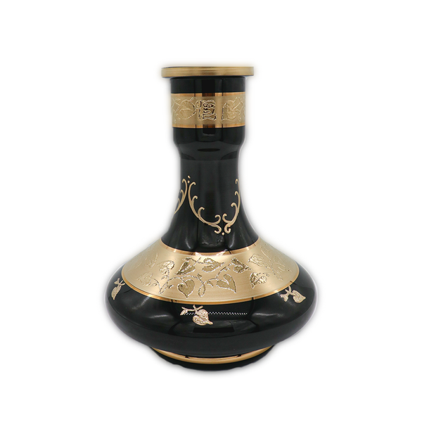 Egermann Bohemian Large Genie Base BLACK -Tokyo Shisha-
