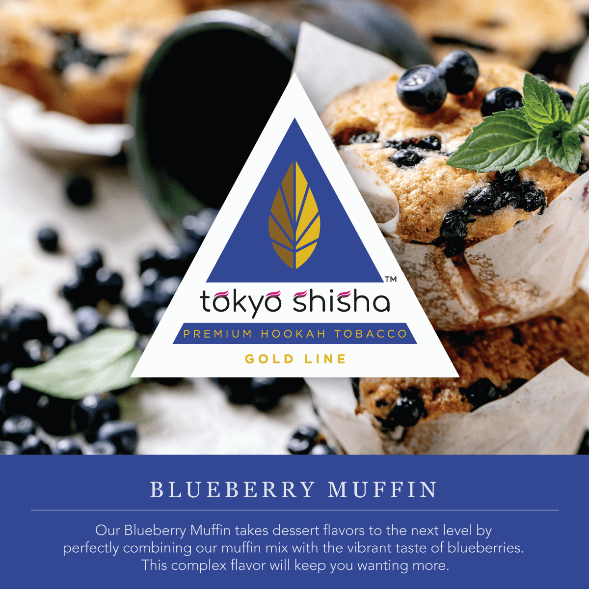 Tokyo Shisha - Blueberry Muffin (Tokyo Shisha Gold Line