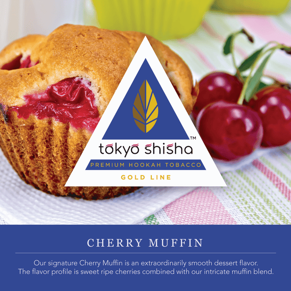 Tokyo Shisha Gold Line Cherry Muffin - Tokyo Shisha
