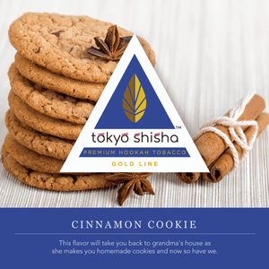 Tokyo Shisha Gold Line Cinnamon Cookies - Tokyo Shisha