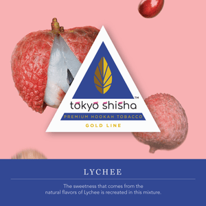 Tokyo Shisha Gold Line Lychee - Tokyo Shisha