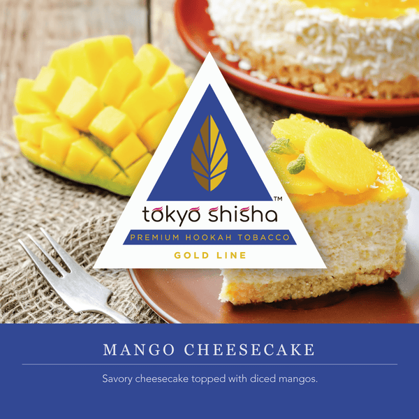 Tokyo Shisha Gold Line Mango Cheesecake - Tokyo Shisha