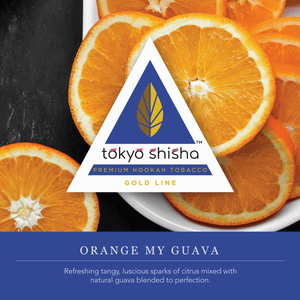 Tokyo Shisha Gold Line Orange My Guava - Tokyo Shisha