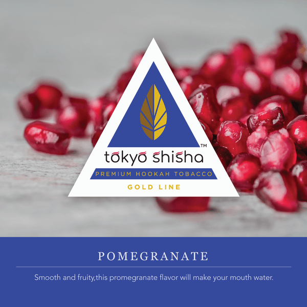 Tokyo Shisha Gold Line Pomegranate - Tokyo Shisha