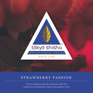 Tokyo Shisha Gold Line Strawberry Passion - Tokyo Shisha