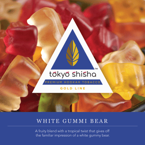 Tokyo Shisha Gold Line White Gummi Bear - Tokyo Shisha